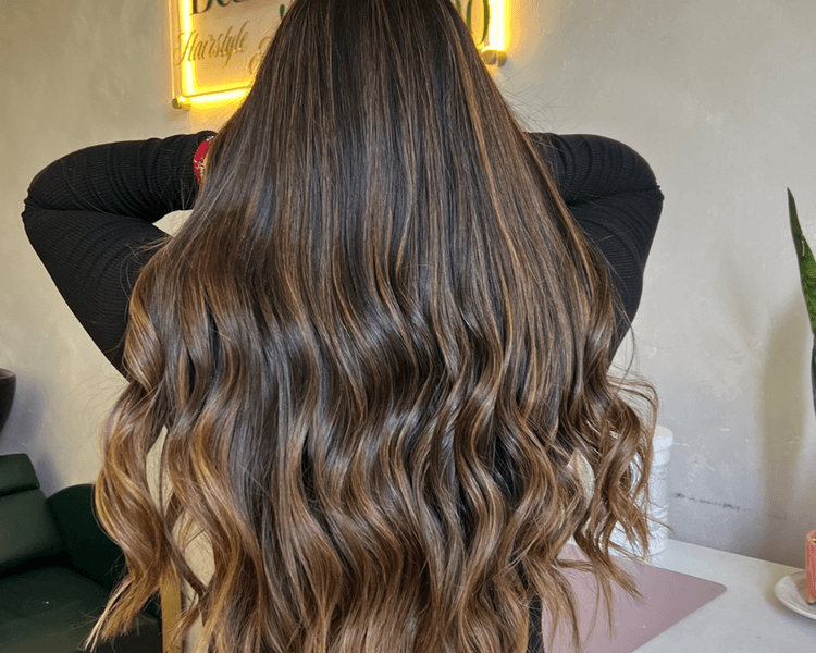 Balayage largo (altura a la cintura)