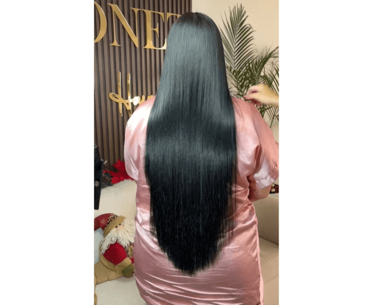 Alaciado de colágeno a la cintura