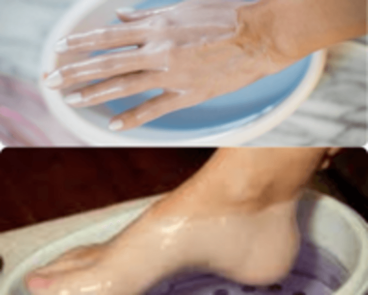 Hidratación con Parafina Wax manos o pies