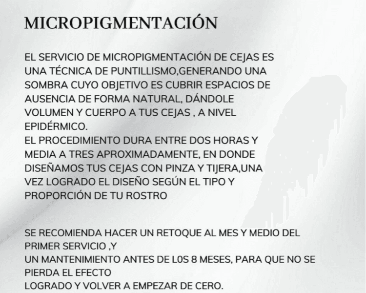 Micropigmentacion de Cejas
