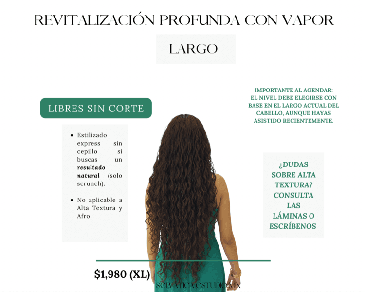 REVITALIZACIÓN CON OZONO LIBRES XL -SIN CORTE DESDE LA CADERA HASTA DEBAJO DE LOS GLÚTEOS