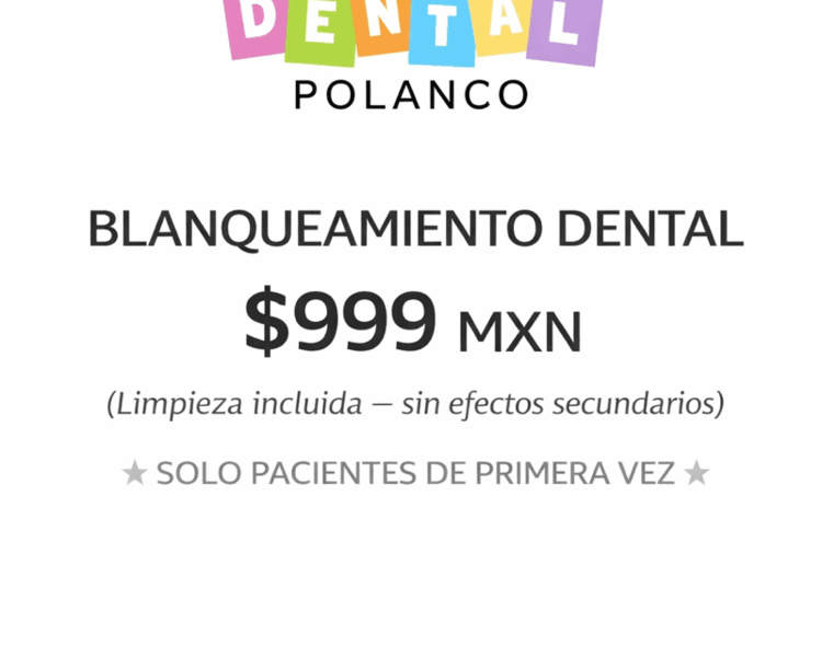 BLANQUEAMIENTO $999MXN.....🦷Aparta tu cita hoy con solo $49 pesos por transferencia y asegura tu lugar en agenda. Solo pacientes de primera vez (18–45 años) 🪥 Traer cepillo y pasta 🚫 Sin estacionamiento ⏳ Tolerancia: 15 min 📲 Confirmar 24 h antes