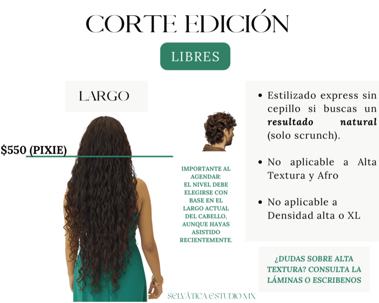 CORTE LIBRES-PIXIE UNISEX