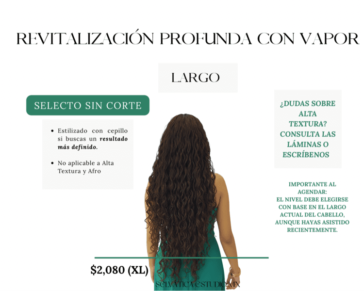 REVITALIZACIÓN CON OZONO SELECTO XL -SIN CORTE DESDE LA CADERA HASTA DEBAJO DE LOS GLÚTEOS