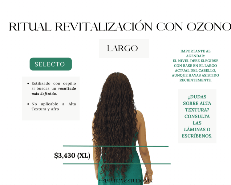 RITUAL SELECTO XL -DESDE LOS CODOS HASTA LA CADERA