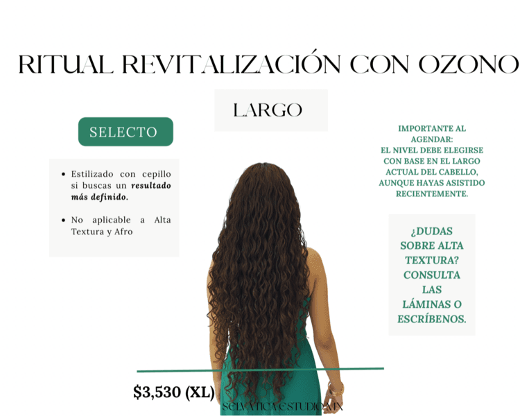 RITUAL SELECTO XL-DESDE LA CADERA HASTA DEBAJO DE LOS GLÚTEOS