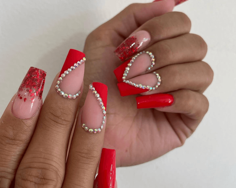 Uñas esculpidas con encapsulado o baby boomer,acrĂlico