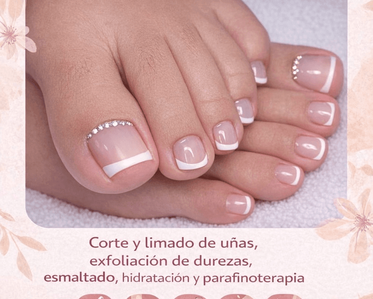 Promo spa de pies con esmaltado permanente