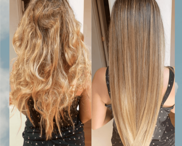 Masaje capilar y mascarilla hidratante