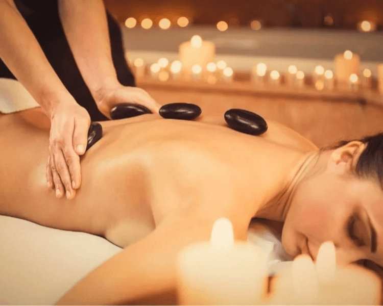 hot stone massage 50min