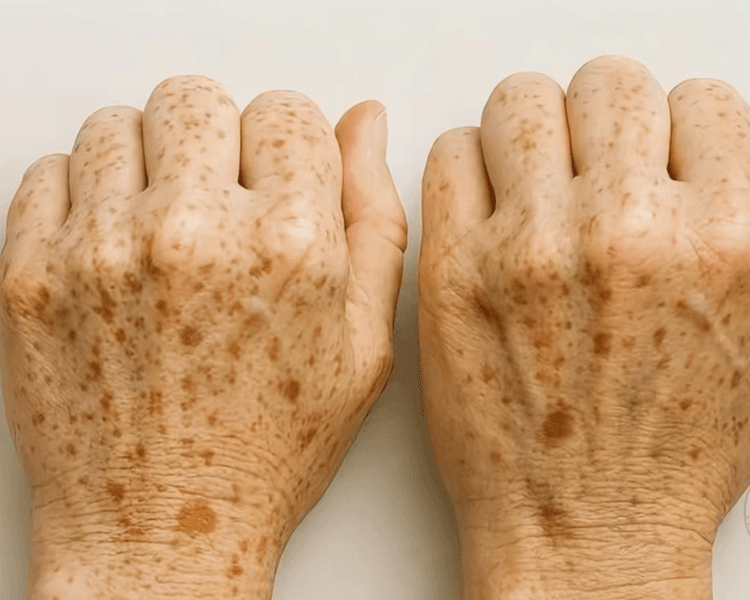 1 sesión lentigo ambas manos