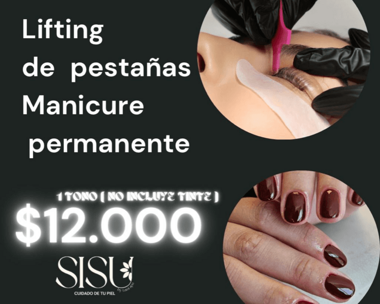 Marzo- Lifting de pestañas + Manicure permanente
