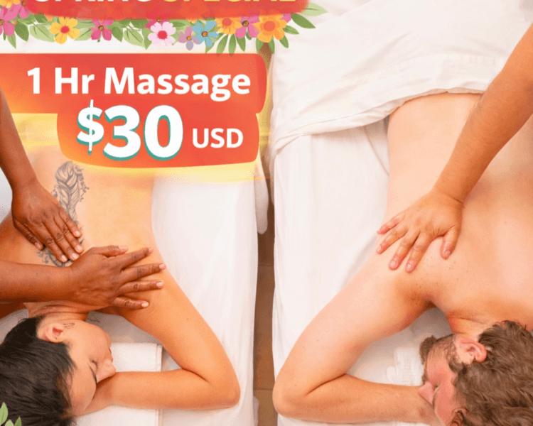 1 Hour Swedish Massage - Special Spring Break