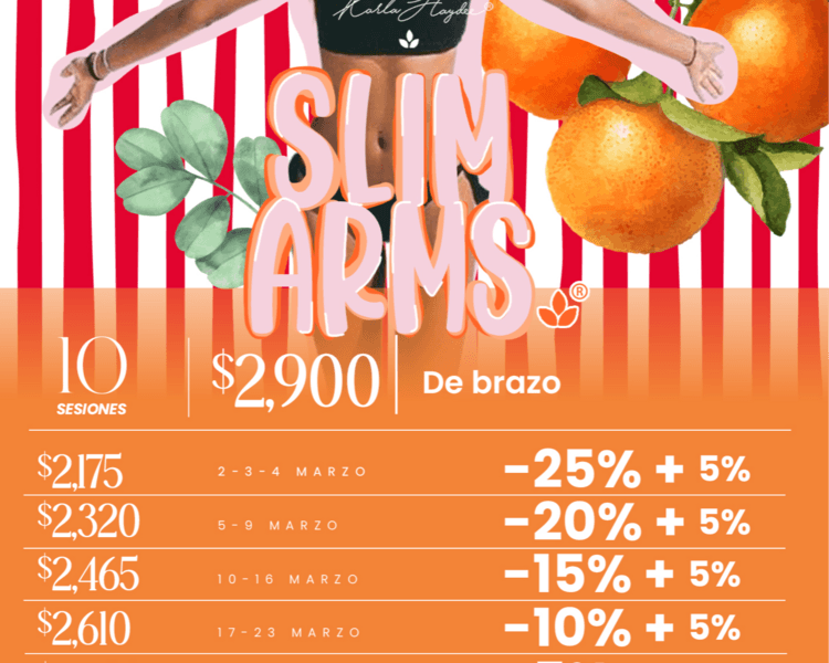 10% SLIM ARMS BELLA F