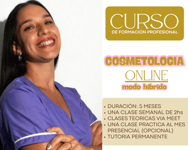 COSMETOLOGIA ONLINE- CURSO 2026