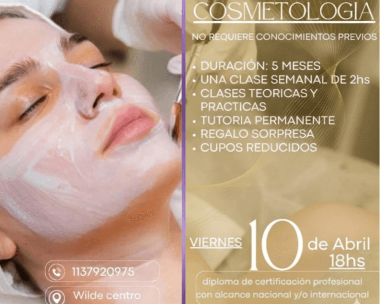 COSMETOLOGIA PRESENCIAL- CURSO 2026