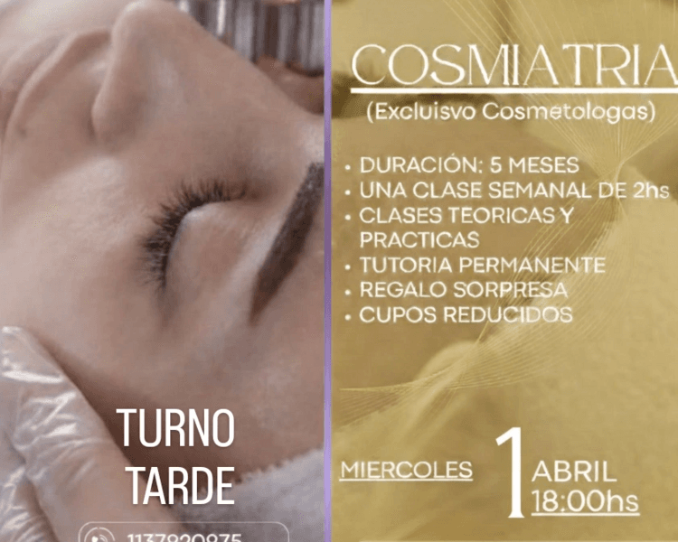 COSMIATRIA TURNO TARDE- CURSO 2026