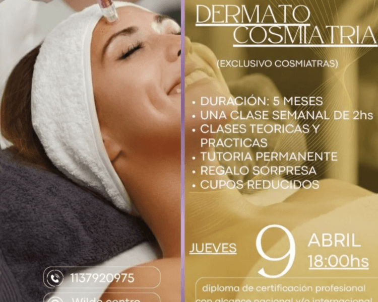 DERMATOCOSMIATRIA TURNO TARDE- CURSO 2026