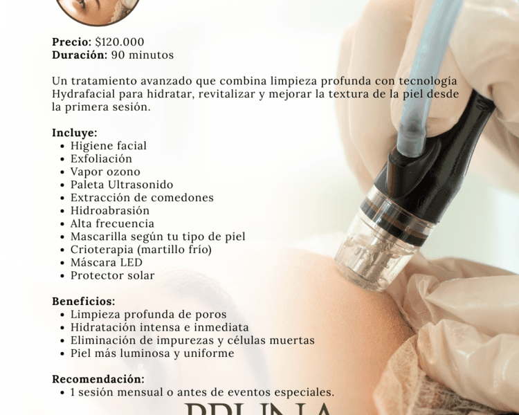 Limpieza Facial + Hydrafacial