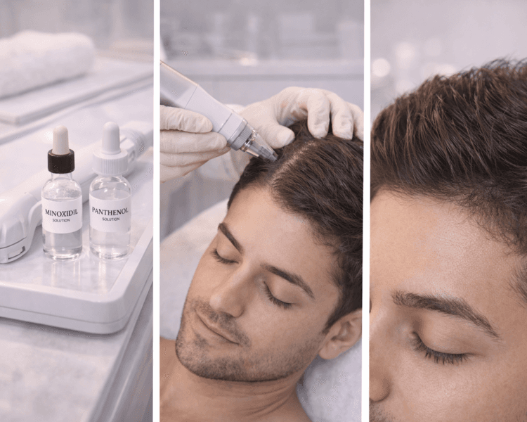 Tratamiento para Alopecia (Dermapen + Minoxidil y Pantenol)