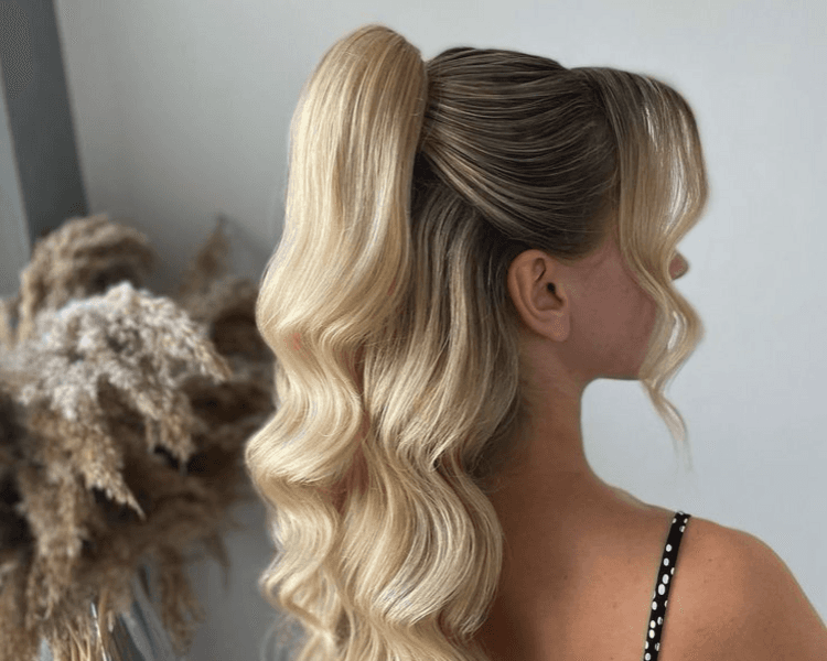 Semi Recogido Con Ondas M