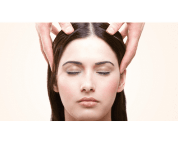 Masaje craneal champi