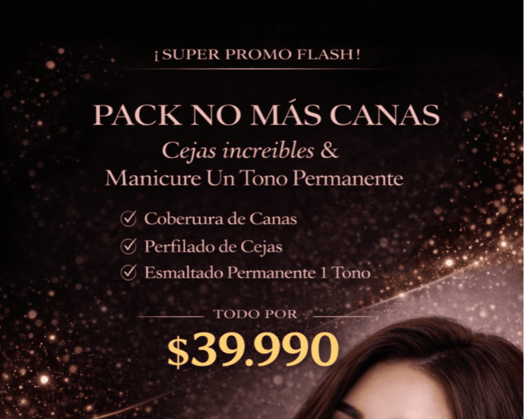 PACK NO MÁS CANAS MÁS ESMALTADO PERMANENTE 1 TONO MÁS PERFILADO DE CEJAS