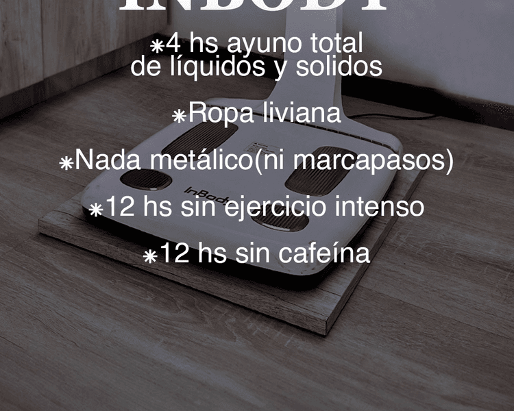 Estudio de Composición Corporal INBODY