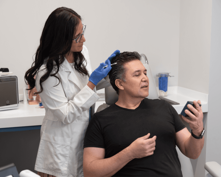 Mesoterapia con dutasteride.