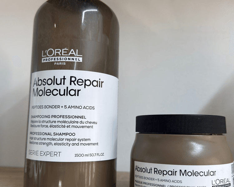 Repair molecular + baño color + peinado
