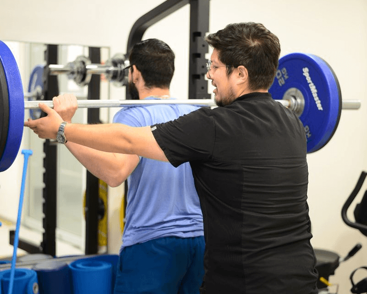 Sesión de kinesiología