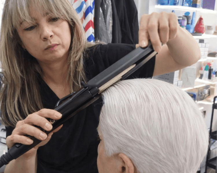 Corte Dama, lavado y cepillado Cabello corto 40 ( Short Haircut, Wash & Blow Dry)