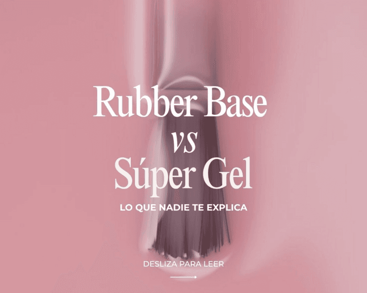 Aplicación Rubber o Super Gel