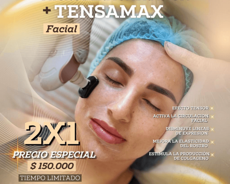 PROM FACIAL MICRODERMOABRASION + TENSAMAX 2X1