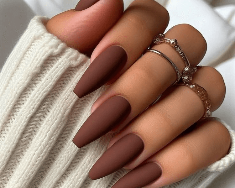 Uñas esculpidas en acrigel (un solo color)