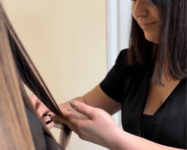 Corte de puntas / chasquilla