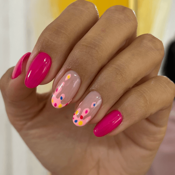 Manicure esmaltado permanente CON DISEÑO y nivelación