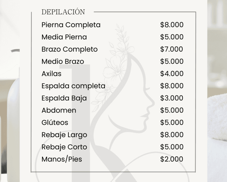 Depilación con Cera