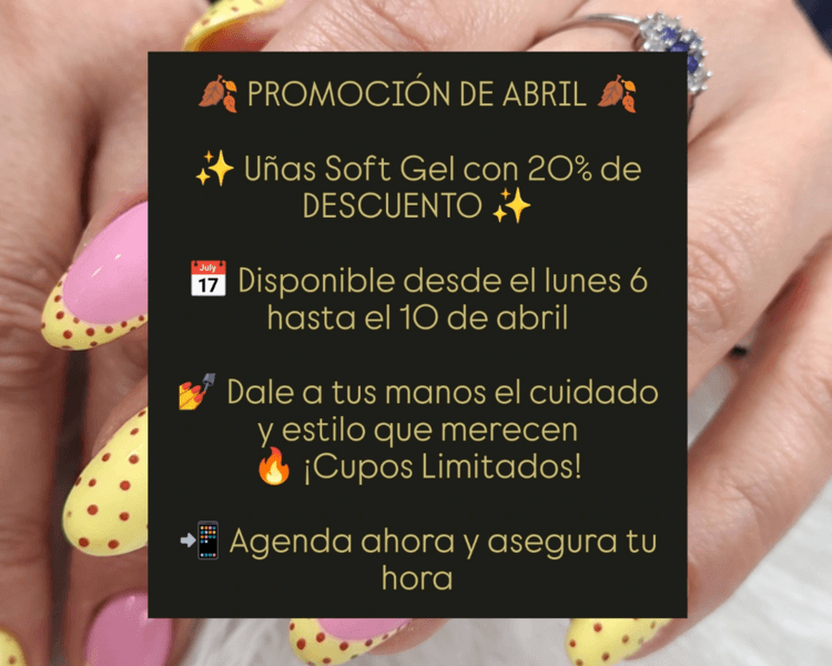Promoción Soft Gel Abril
