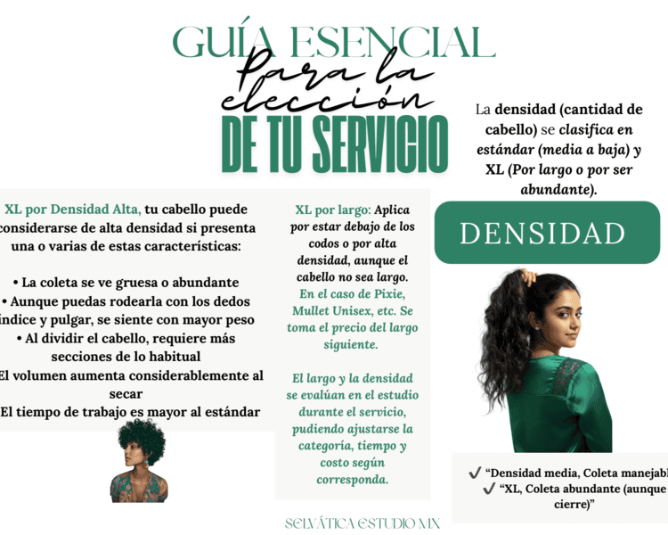 CORTE LIBRES XL - ALTA DENSIDAD LARGO PREVIO O DESDE LA CADERA HASTA DEBAJO DE LOS GLÚTEOS