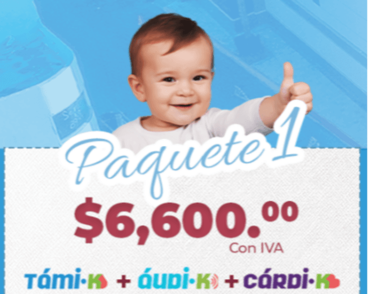 PAQUETE DE TAMIZ 1 (METABOLICO, AUDITIVO Y CARDIACO)