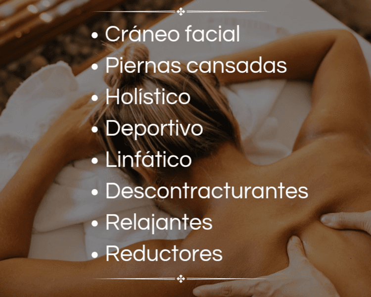 Masajes descontracturantes cuerpo completo