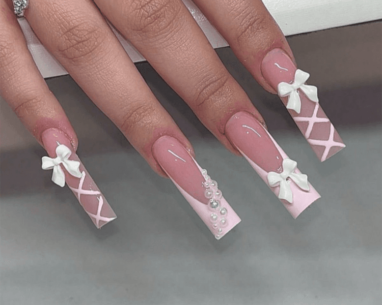 Uñas soft gel #6 y 7 + manicure