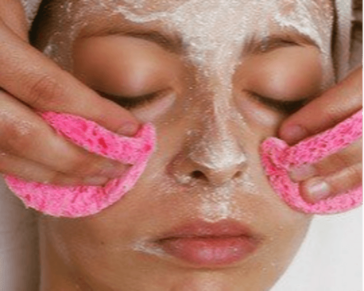 limpieza facial profunda + peeling de gluteos