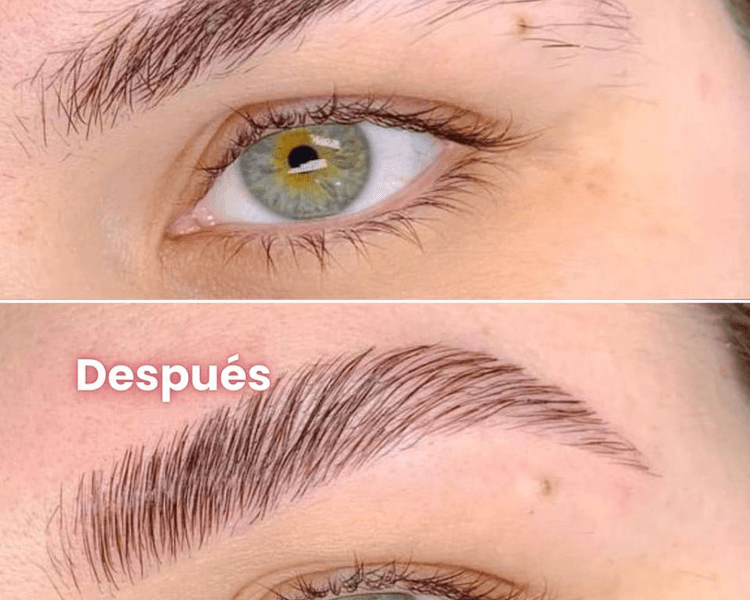 Laminado de cejas con Staff