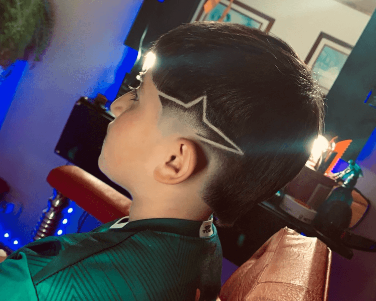 Corte de cabello + Diseño de linias