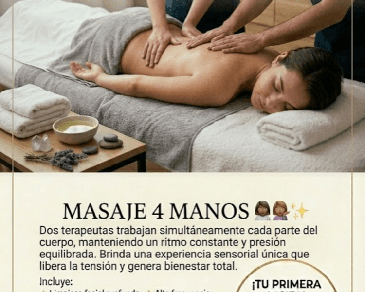 Masaje Cuatro Manos