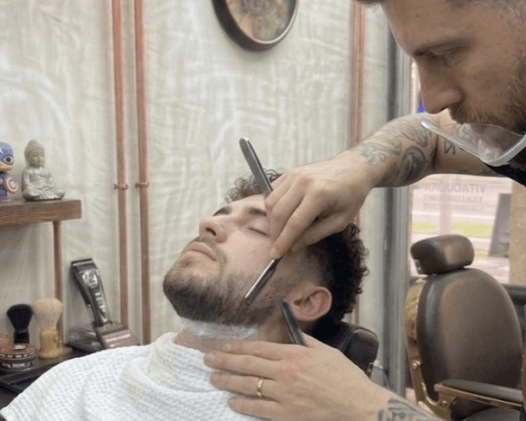 Ritual de rasurado de barba