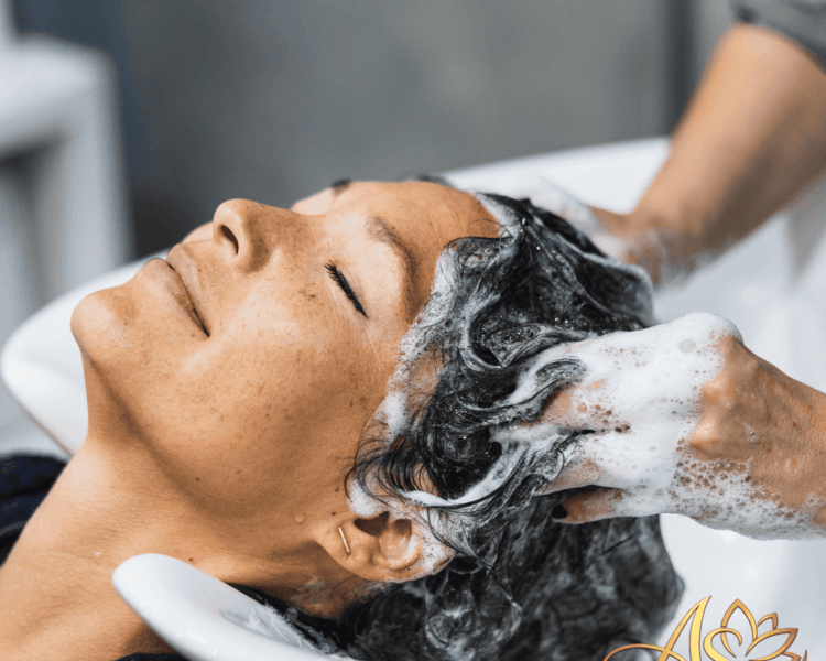 MASAJE DE CABELLO SIN SECADO