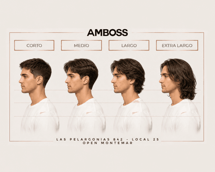 COLORACIÓN HOMBRE - Cabello Largo